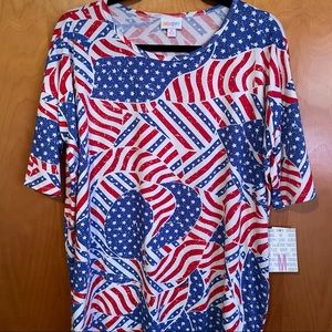 LuLaRoe 4th of July Irma